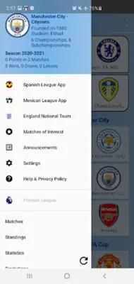 English Football android App screenshot 6